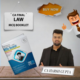 CA Harsh Gupta SPOM Set A MCQs Booklet For CA Final: Study Material