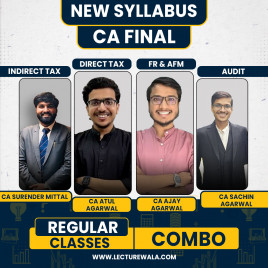  CA Atul Agarwal, CA Ajay Agarwal, CA Sachin Agarwal &amp; CA Surender Mittal Both Group Combo For CA Final