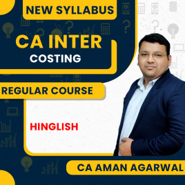 CA Aman Agarwal Cost And Management Accounting Regular Online Classes For CA Inter: Google Drive &amp; Pen drive Classes