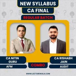 CA Nitin Guru AFM &amp; CA Rishabh Jain Audit Regular Online Classes For CA Final: Online Classes