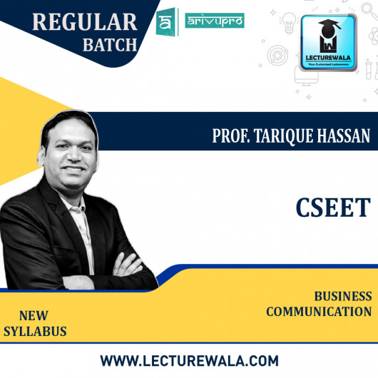 CSEET Business communication Regular Course New Syllabus : Video Lecture + Study Material By Prof Tarique Hassan (For Nov. 2021 & Jan 2022 )