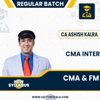 CMA Inter Cost & FM Combo Regular Batch by CA Ashish kalra : Pen Drive / Online Classes