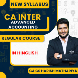 CA Inter Adv.Accounts Regular Batch by CA CS Harish Mathariya