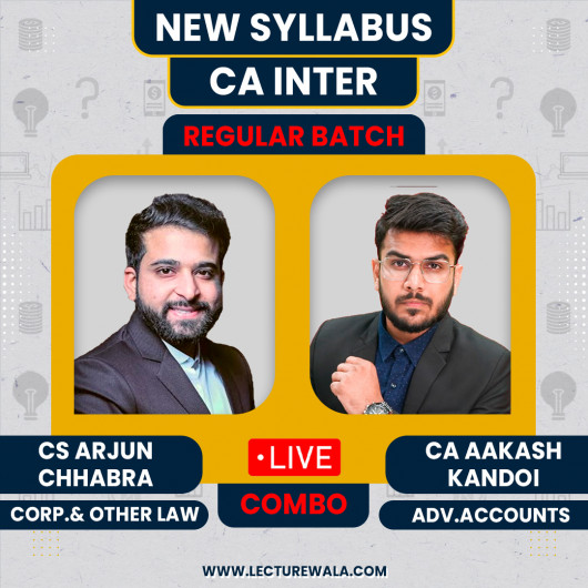 CA Inter Corporate And Other Law & Adv. Accounting (Regular Batch) By CA Arjun Chhabra And CA Akash Kandoi