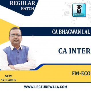 CA Inter Fm - Eco New Syllabus Regular Course By CA Bhagwan Lal Sir: Pen Drive / Google Drive.