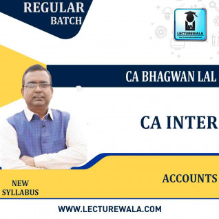 CA Inter Account New Syllabus Regular Course By CA Bhagwan Lal Sir: Pen Drive / Google Drive.