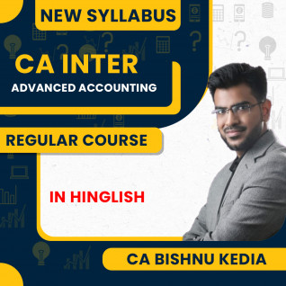 CA Bishnu Kedia Advanced Accounting Regular Online Classes For CA Inter : Online Classes