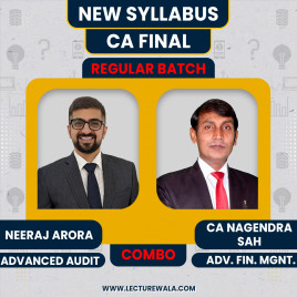 CA Nagendra Sah AFM &amp; Neeraj Arora Audit Combo Regular Online Classes : Online Classes