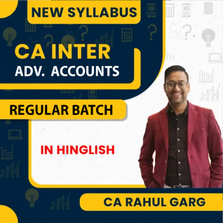 CA Inter Advance Accounts Regular Batch New Course 