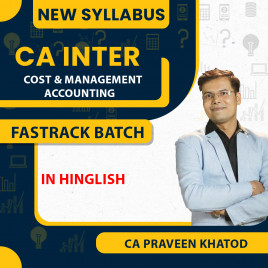 CA Praveen Khatod Cost &amp; Management Accounting FastRack Online Classes For CA Inter : Google Drive Classes