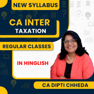 CA Dipti Chheda Taxation Regular Onine Classes For CA Inter : Google Drive Classes.