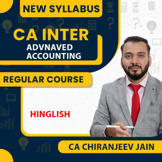 CA Chiranjeev Jain Advnaved Accounting Regular Online Classes For CA Inter :Online Classes