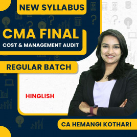  CA Hemangi Kothari Cost &amp; Management Audit Regular Batch For CMA Final 