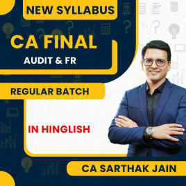 CA Sarthak Jain FR and Audit Combo Regular Batch For CA Final