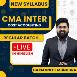 CA Navneet Mundhra Cost Accounting Regular Batch For CMA Inter