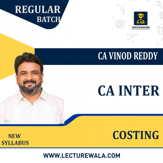 CA Inter Costing Regular In-Depth Full Course By CA Vinod Reddy : Online / Pen drive classes. CA Inter Costing Regular In-Depth Full Course By CA Vinod Reddy : Online / Pen drive classes.