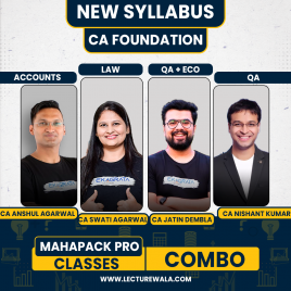 Ekagrata CA All Subject Mahapack Pro Subscription Live Batch For CA Foundation 