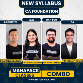 Ekagrata CA All Subject Mahapack Subscription Live Batch For CA Foundation 