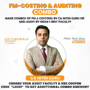 CA Nitin Guru FM, Costing & Audit Combo With India's Best Faculty Exclusive Regular Combo Classes For CA Inter Online Classes
