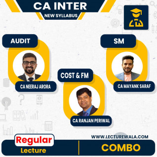 CA Inter New Syllabus Costing And FM - SM by CA Ranjan Periwal & CA Mayank Saraf and Audit by CA Neeraj Aora Online Classes