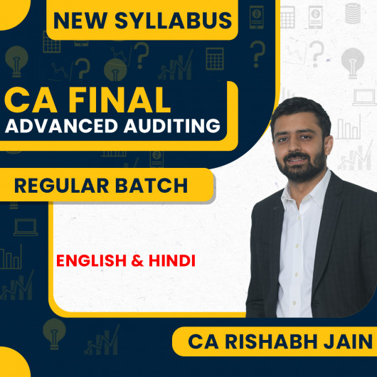 CA Final Audit Regular New Batch For May & Sep 2026 & Onwards By CA Rishabh Jain