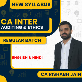 CA Rishabh Jain Auditing & Ethics For CA Inter: Regular Online Classes 