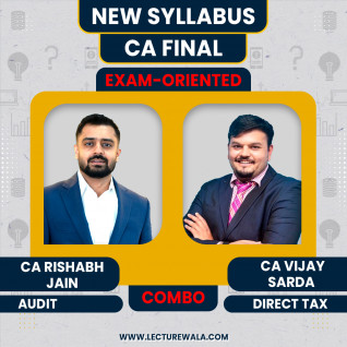 CA Rishabh Jain Audit & CA Vijay Sarda DT Combo Exam-Oriented Online Classes For CA Final: Google Drive