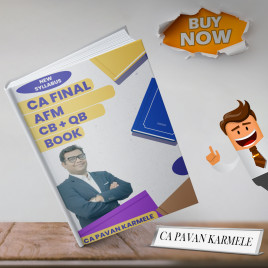 CA Pavan Karmele AFM Concept Book &amp; Questionnaire Combo For CA Final: Study Material