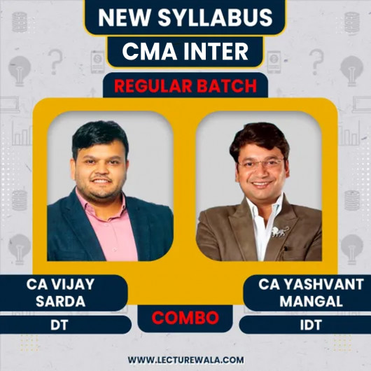 CA Vijay Sarda & CA Yashwant Mangal DT & IDT Combo For CMA Inter: Google Drive & Pendrive Classes.