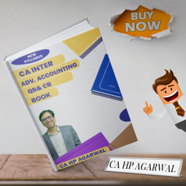 CA HP Agarwal Advanced Accounting Question Book &amp; Concept Book For CA Inter : Study Material