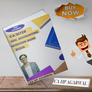 CA HP Agarwal Advanced Accounting Question Book For CA Inter : Study Material