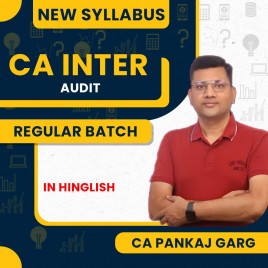 CA Pankaj Garg Auditing &amp; Ethics Regular Classes For CA Inter: Online Classes.