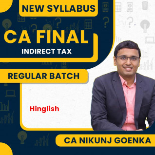 CA Nikunj Goenka IDT (Indirect Tax) Regular Online Classes For CA Final : Google Drive 