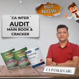 CA Pankaj Garg Audit – Main Book &amp; Cracker For CA Inter : Study Material