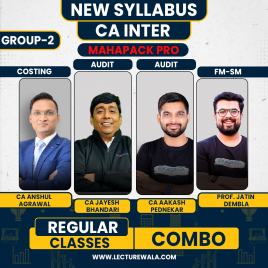 Ekagrata CA Group-2 Regular live + Recorded Mahapack Pro Combo Classes For CA Inter