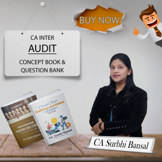 CA Surbhi Bansal Auditing and Ethics Combo Concept Book & Question Bank For CA Inter : Study Material 