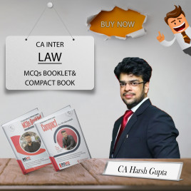CA Harsh Gupta Corporate &amp; Other Laws MCQs Book &amp; Compact Book Set For CA Inter: Study Material