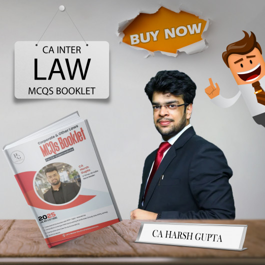 CA Harsh Gupta Corporate & Other Laws MCQs Booklet For CA Inter: Study Material