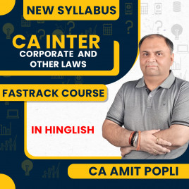 CA Amit Popli Corporate &amp; Other Laws Fastrack Online Classes For CA Inter