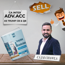 CA Inter AS Trump Concept Book &amp; Question Bank ( Adv. Accounts) by CA Jai Chawla