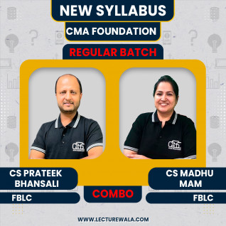 CS Prateek Bhansali & CS Madhu Mam Fundamentals Of Business Laws And Business Communication (FBLC) Regular Online Classes For CMA Foundation : Online Classes