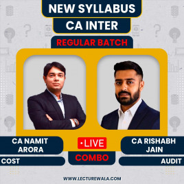 CA Inter Cost &amp; Audit Regular Batch By CA Namit Arora And CA Rishabh Jain 