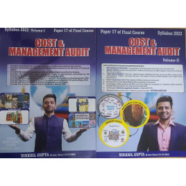 CMA Final New Syllabus Cost &amp; Audit Book By CA Nikhil Gupta: Study Material