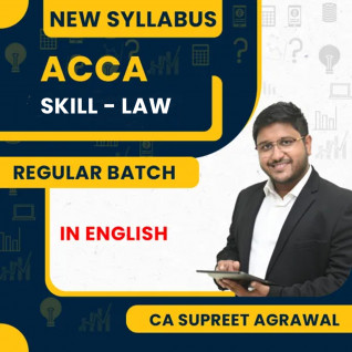 CA Supreet Agrawal ACCA - Skill Law 2026 Regular Batch For ACCA Skill Level