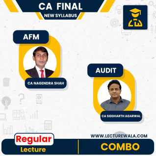  CA Final AFM & Audit Recorded Regular Batch Combo by CA Nagendra Sah & CA Siddarth Agarwal : Online Classes 