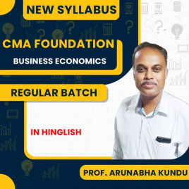  Arunabha Kundu Economics Regular Batch For CMA Foundation 