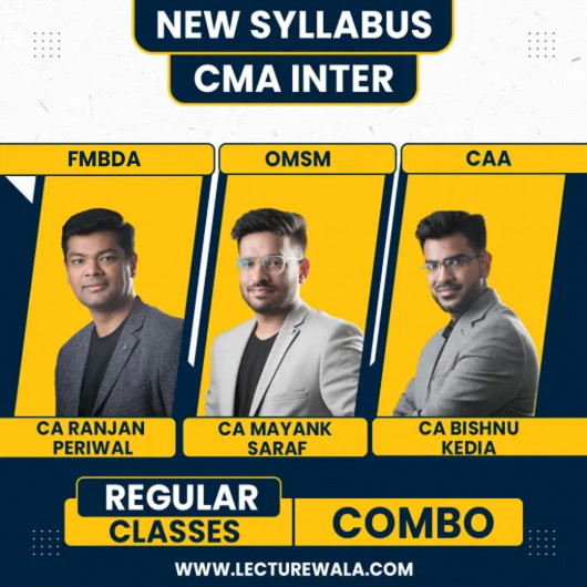 Ranjan Periwal Classes OMSM and Corporate A/C & Audit and FMBDA COMBO Regular Batch For CMA Inter