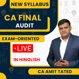 CA/CS Amit Tated Advanced Auditing Regular Gold 3.0 Fastrack Online Live Classes For CA Final