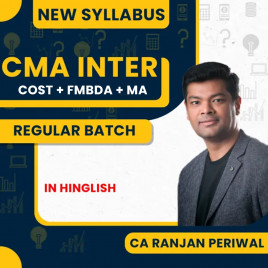 CA Ranjan Periwal FMBDA &amp; Cost Accounting And Management Accounting Combo Regular Batch For CMA Inter 
