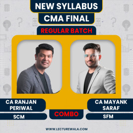 Ranjan Periwal Classes Cma Final Combo SCM &amp; SFM :Live Online Classes